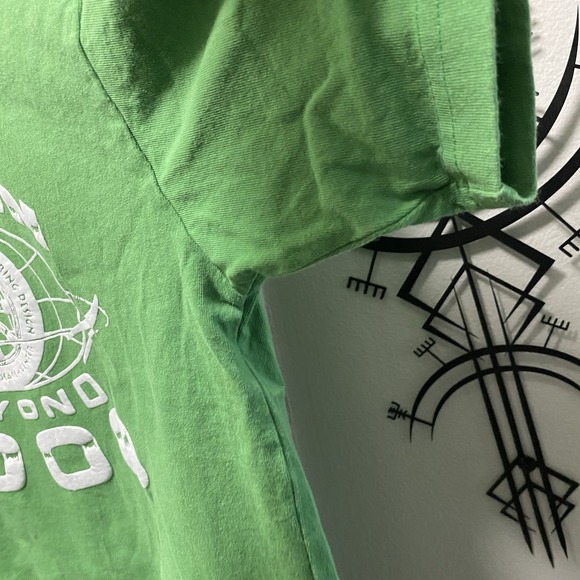 Unknwn Miami Green Cotton Graphic SS‎ T-Shirt Medium Beyond 2000 Technology - Picture 4 of 7